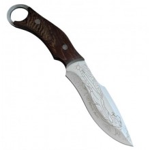 Ніж туристичний Gorillas BBQ 1-2460 24.5 см Коричневий (KN1064)