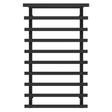 Рушникосушарка водяна Agata П10 500x1000 Deffi Чорний (A.AG.100.50.10.B.C)