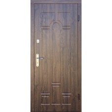 Двері вхідні в квартиру Ескада Еко Ваш ВиД Горіх темний 860/960х2050х60 Ліве/Праве