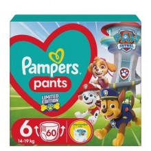 Підгузники-трусики Pampers Pants 6 (14-19 кг) 60 шт Щенячий патруль