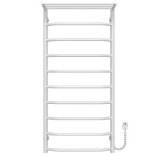 Рушникосушарка електрична Трапеція з полицею П10 500х1100 Deffi Білий EF16 (C.TP.110.50.10.E.W.R.5)