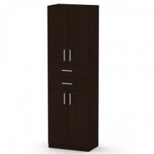 Шафа книжкова Компаніт КШ-11 60х37х195 см Венге темний