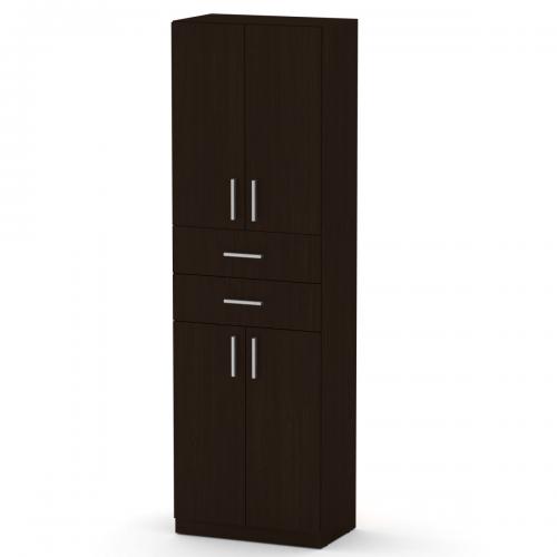 Шафа книжкова Компаніт КШ-11 60х37х195 см Венге темний Шафа книжкова Компаніт КШ-11 60х37х195 см Венге темний