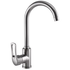 Змішувач для кухні Zerix SAR 181 (нержавіюча сталь) (ZX0417)