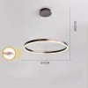 Світлодіодна люстра No Brand Олімпія PJ812 Coffee 60 см 2282152838
