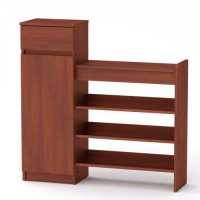 Тумба для взуття Компанит ТО 16 100х28х100 см Яблуня Тумба для взуття Компанит ТО 16 100х28х100 см Яблуня