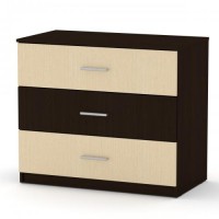 Комод Компаніт 3Б Венге комбі (91х49х78 см) Комод Компаніт 3Б Венге комбі (91х49х78 см)