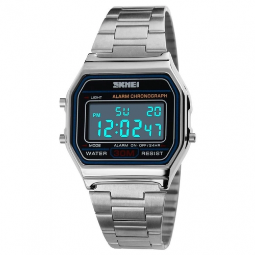 Наручний годинник чоловічий Skmei Popular Silver 1123S Сріблястий (1550) Наручний годинник чоловічий Skmei Popular Silver 1123S Сріблястий (1550)