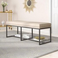 Обідня лава-пуф у стилі Loft NS-1092 580x1400x400 мм Черный Обідня лава-пуф у стилі Loft NS-1092 580x1400x400 мм Черный