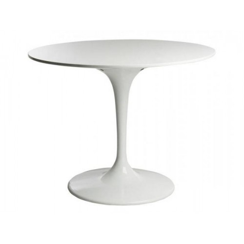 Стіл дизайнерський обідній SDM Тюльпан дерево 80 см Білий (79895) Стіл дизайнерський обідній SDM Тюльпан дерево 80 см Білий (79895)