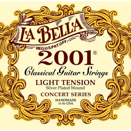 Струни для класичної гітари La Bella 2001L Classic Silver Plated Light Tension Струни для класичної гітари La Bella 2001L Classic Silver Plated Light Tension
