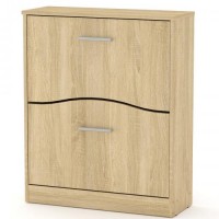 Тумба для взуття Компаніт ТО-2 Дуб сонома (70х26х85 см) Тумба для взуття Компаніт ТО-2 Дуб сонома (70х26х85 см)