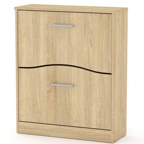 Тумба для взуття Компаніт ТО-2 Дуб сонома (70х26х85 см) Тумба для взуття Компаніт ТО-2 Дуб сонома (70х26х85 см)