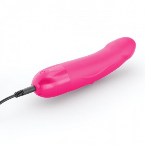 Вібратор Dorcel Real Vibration S Magenta 2.0, діаметр 3,7см, перезаряджається, для точки G