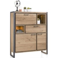 Комод Loft NS-239 1530x1250x420 мм Чорний Комод Loft NS-239 1530x1250x420 мм Чорний