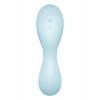 Вакуумний смарт-стимулятор із вібрацією Satisfyer Curvy Trinity 5 (Blue), керування зі смартфона в інтернет супермаркеті PbayMarket!