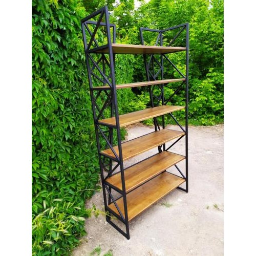 Стелаж GoodsMetall у стилі Лофт 2100х1400х400 СТЖ1442 Стелаж GoodsMetall у стилі Лофт 2100х1400х400 СТЖ1442