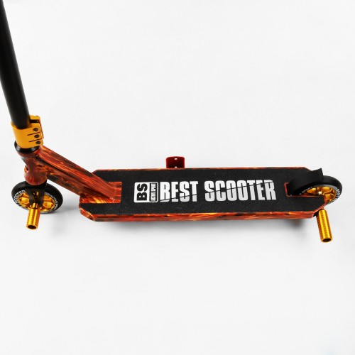 Самокат трюковий Best Scooter HIC-система пеги алюмінієвий диск та дека принт Fire 100 кг Різнобарвний (105676) Самокат трюковий Best Scooter HIC-система пеги алюмінієвий диск та дека принт Fire 100 кг Різнобарвний (105676)
