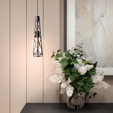 Світильник підвісний MSK Electric Parma в стилі лофт під лампу Е27 NL 3890 BK чорний