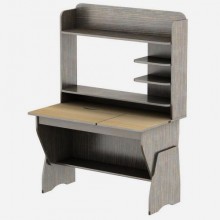 Стіл комп'ютерний Тиса Мебель СУ-19 Венге Молочний 1395x680x1050 мм