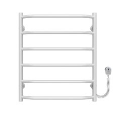 Рушникосушарка електрична Трапеція П6 500х600 Deffi Білий WD03 (D.TR.60.50.6.E.W.R.3)