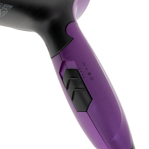 Фен Adler 18х24х6,5 см Чорно-фіолетовий AD 2260 Фен Adler 18х24х6,5 см Чорно-фіолетовий AD 2260