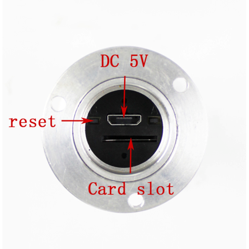 Відеоглазок wifi c датчиком руху, підсвічуванням і записом HQCam 405B, 2 Мп, сріблястий