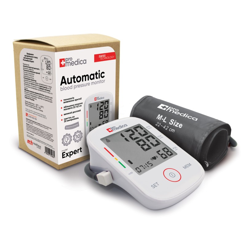 Автоматичний електронний тонометр ProMedica Expert CO002377