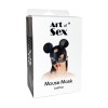 Шкіряна маска зайчика Art of Sex - Mouse Mask, колір Білий в інтернет супермаркеті PbayMarket!