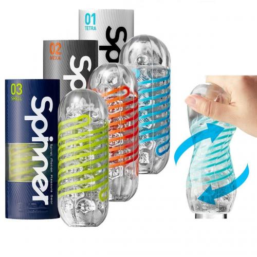 Мастурбатор із пружиною Tenga Spinner Hexa (SO2747)