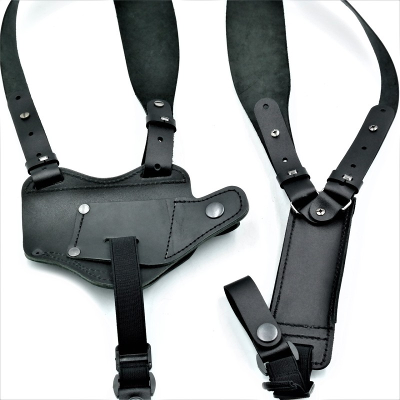 Кобура прихованого носіння шкіряна Чорна kbra-lmn-kozh-01