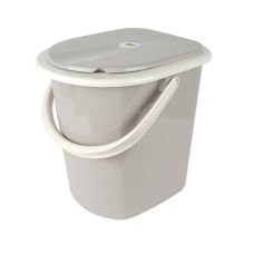 Відро туалетне 22 л Алеана 1169096 (какао/біла троянда)