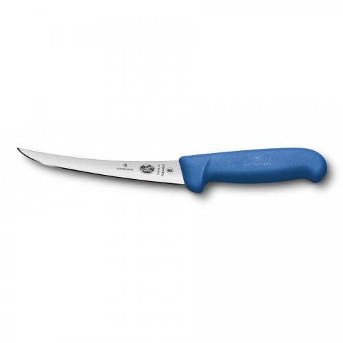 Кухонний ніж Victorinox Fibrox обвалочний 150 мм Синій (5.6612.15) Кухонний ніж Victorinox Fibrox обвалочний 150 мм Синій (5.6612.15)
