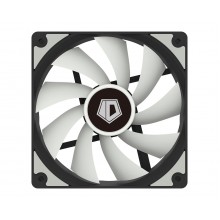 Вентилятор ID-Cooling NO-12025-XT, 120x120x25мм, 4-pin PWM, чорний з білим