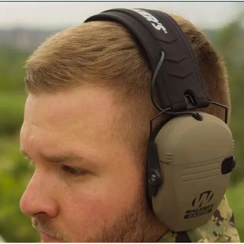 Тактичні активні навушники Walkers Razor Койот