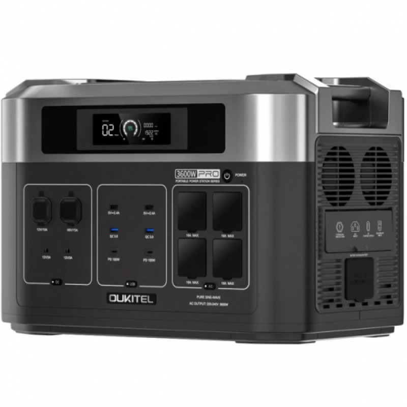 Зарядна станція Oukitel BP2000 Pro 3600w 2048wh Type-C USB DC AC (2511959596)