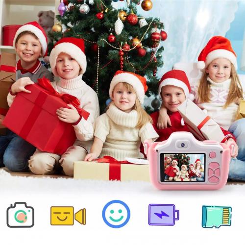 Дитячий цифровий фотоапарат Smart Kids Кішечка 32 Гб Рожевий FB 25261891