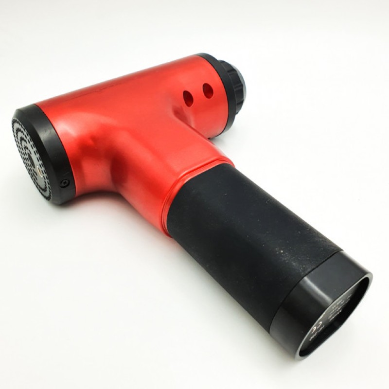 Акумуляторний масажер для тіла 4 насадки Fascial Gun KH-320 Червоний (VD201605935)