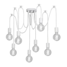 Люстра-павук на 8 ламп MSK Electric білого кольору NL149-8 W