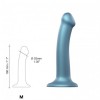 Насадка для страпону Strap-On-Me Mono Density Dildo M Blue, діам. 3,3 см, одношаровий силікон, гнучк в інтернет супермаркеті PbayMarket!