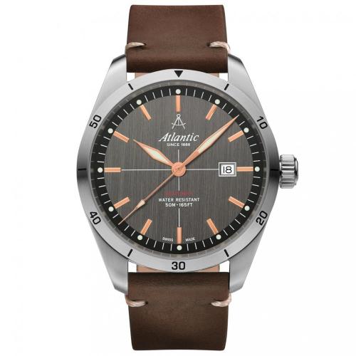 Годинник Atlantic Seaflight Quartz Anthracite 70351.41.41R Годинник Atlantic Seaflight Quartz Anthracite 70351.41.41R