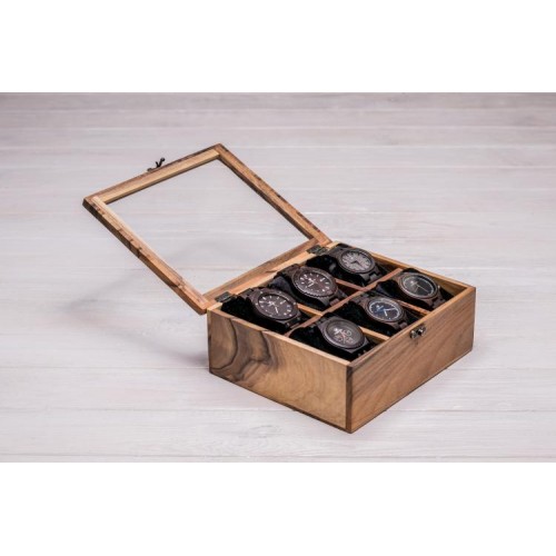 Скринька з подушечками для годинників ecoWalnut 8.2х20.8х18 см Скринька з подушечками для годинників ecoWalnut 8.2х20.8х18 см