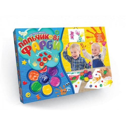 Пальчикові фарби Danko Toys Моя перша творчість (6819DT) Пальчикові фарби Danko Toys Моя перша творчість (6819DT)