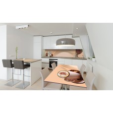 Наклейка вінілова на стіл Zatarga «Капучино, що самоклеїться» 600х1200 мм Z180591st