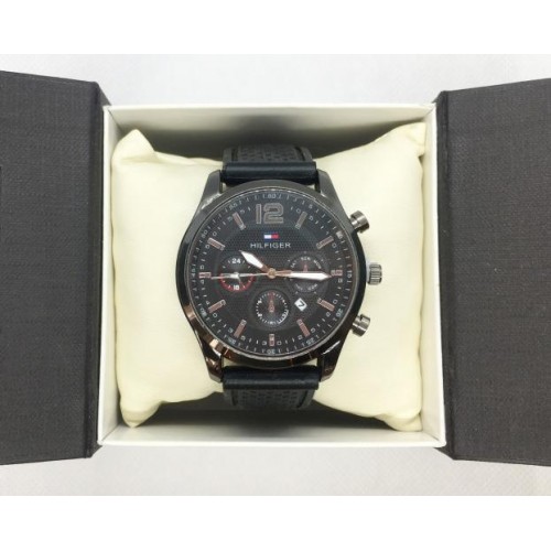 Наручний годинник чоловічий Clockhouse Hilfiger Чорний (IBW300B) Наручний годинник чоловічий Clockhouse Hilfiger Чорний (IBW300B)