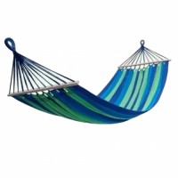 Гамак мексиканський підвісний RIAS 200х80 см з довгою планкою Синій (3_01807) Гамак мексиканський підвісний RIAS 200х80 см з довгою планкою Синій (3_01807)