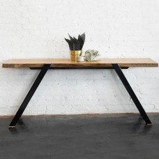 Консоль для дому в стилі Loft Чорний NS-356 760x1500x600 мм