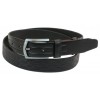 Шкіряний ремінь Skipper 110-130 x 3.3 см Чорний (1057-33)