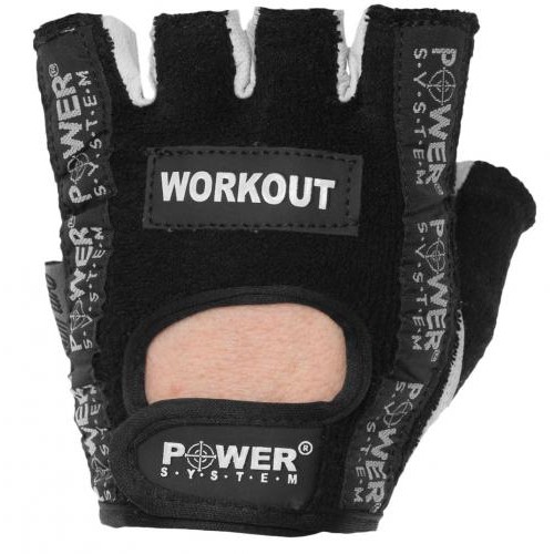 Рукавички для фітнесу та важкої атлетики Power System Workout PS-2200 XS Black Рукавички для фітнесу та важкої атлетики Power System Workout PS-2200 XS Black