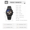 Годинник наручний Skmei 9296 Black 9296BKBK (17176-hbr)
